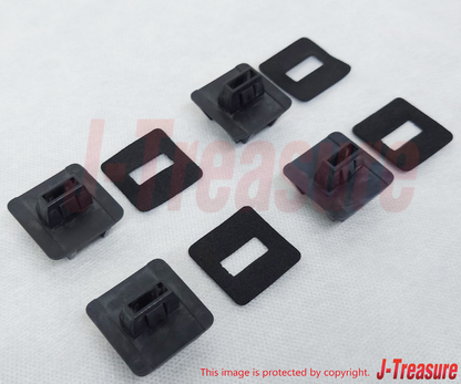 SUBARU SAMBAR KS3 91-99 Genuine Front Bumper Clip bracket 57750TA040 OEM x4 set