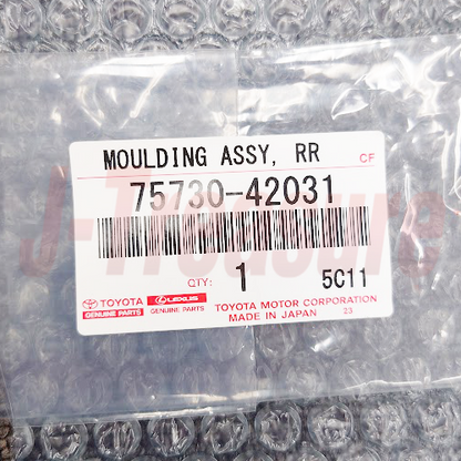TOYOTA RAV4 ACA3# GSA3# 06-12 Genuine Front & Rear Door Belt Moulding RH LH Set