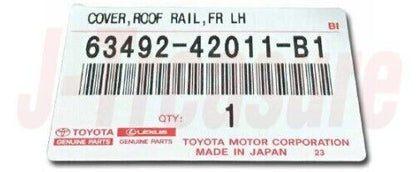 TOYOTA RAV4 ACA2# 01-04 Genuine Roof Rack Leg Cover Front LH 63492-42011-B1 OEM