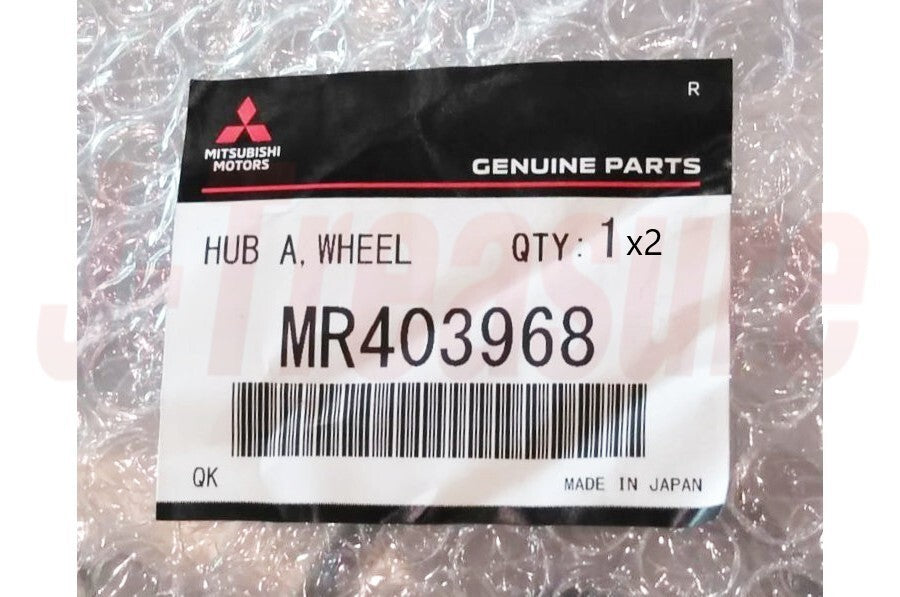 MITSUBISHI LANCER EVO 7 8 9 CT9A 03-06 Genuine Rear Wheel Hub MR403968 x2 Set