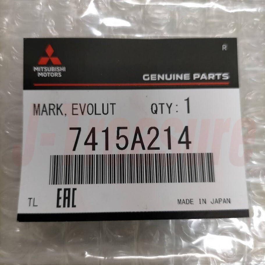 MITSUBISHI LANCER EVOLUTION 10 CZ4A Genuine "EVOLUTION"  Rear Emblem Budge OEM