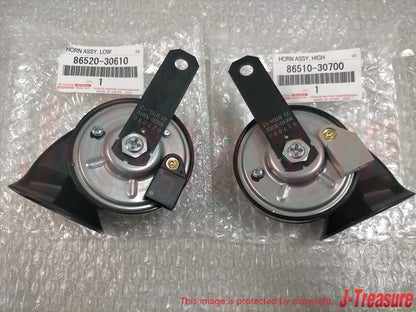 TOYOTA LEXUS LS600 600HL IS250 IS350C ISF LS460 High / Low Horn Set Genuine OEM