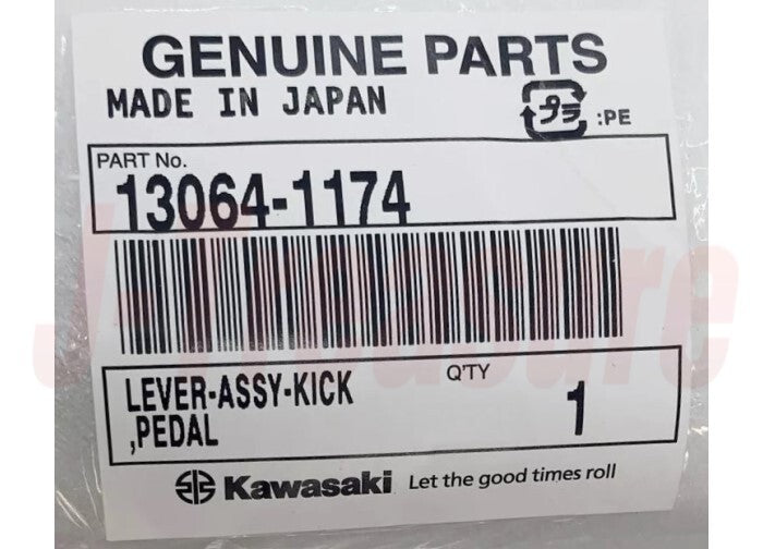 KAWASAKI KDX200 1995-2006 Genuine Kick Lever Pedal Assy 13064-1174 OEM
