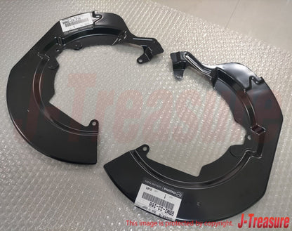 MAZDA MAZDA3 BK BL 2008-2013 Genuine Front Brake Splash Shield RH & LH Set OEM