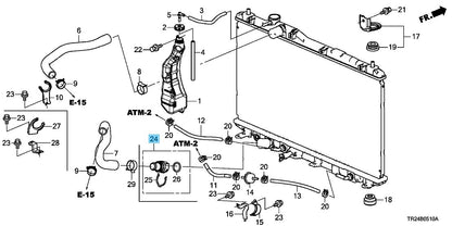 HONDA CIVIC FD# 2006-2015 Genuine Quick Water Connector 19503-RNB-A01 OEM