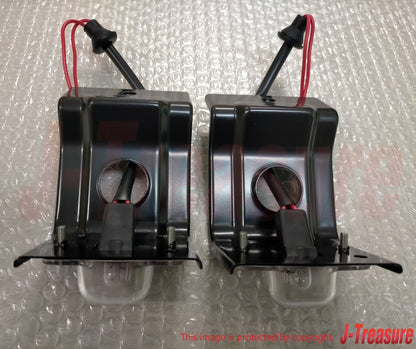 SUBARU IMPREZA GC8 GF8 Genuine Rear License Number Plate Lamp Light 2pcs Set OEM