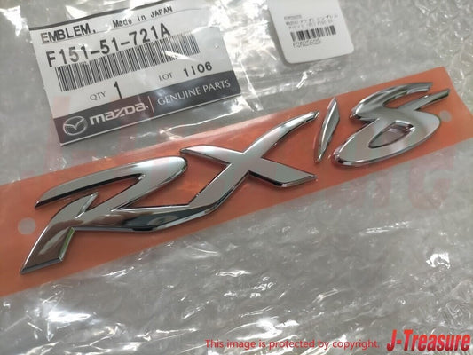 MAZDA RX-8 SE3P 2004-2011 Genuine Rear Trunk Lid "RX-8" Emblem Logo Badge OEM