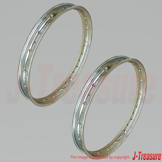 HONDA TRAIL 90 CT90A '77-79 Genuine Front & Rear Wheel Rim 42701-102-794 x2 Set