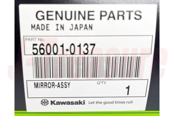 KAWASAKI KLR650 2013-2014 Genuine Mirror Assy 56001-0137 RH or LH OEM