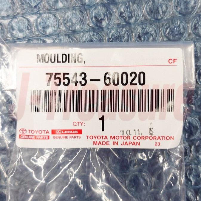 TOYOTA LAND CRUISER UZJ100 '98-07 Genuine Windshield O/S Upr & Side Moulding Set