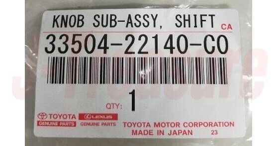 TOYOTA MARK2 JZX110 Genuine Shift Lever Knob & Retainer & Washer Set OEM