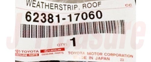 TOYOTA MR2 SPYDER ZZW30 '00-05 Genuine F/Roof Side Rail Weatherstrip RH & LH Set