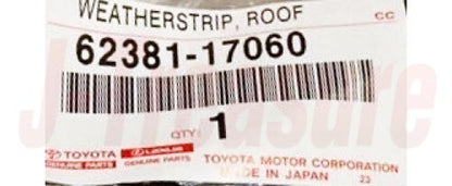 TOYOTA MR2 SPYDER ZZW30 '00-05 Genuine F/Roof Side Rail Weatherstrip RH & LH Set