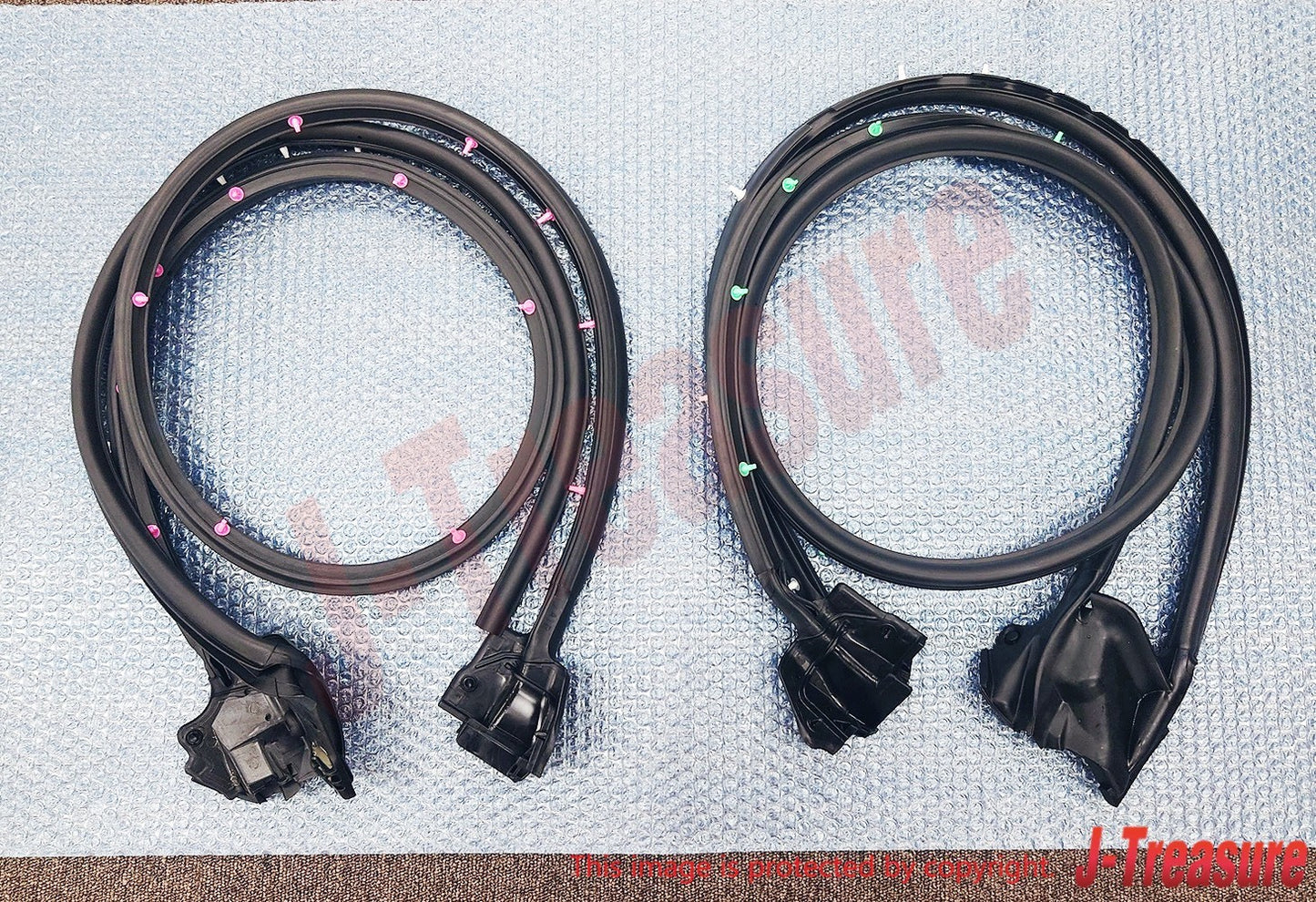 SUBARU FORESTER SG5 2003-2008 Genuine Front Door Weather Strip RH & LH Set OEM