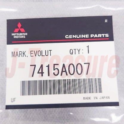 MITSUBISHI LANCER EVOLUTION 8 EVO8 CT9A Genuine MR Trunk Lid Emblem Budge OEM