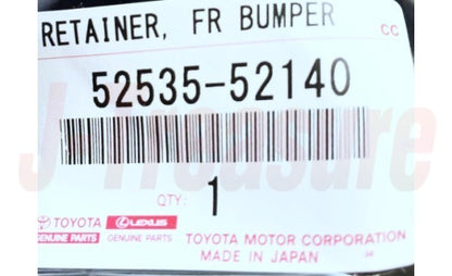 TOYOTA SCION xD ZSP110 '08-14 Genuine Front Bumper Side Retainer RH 52535-52140