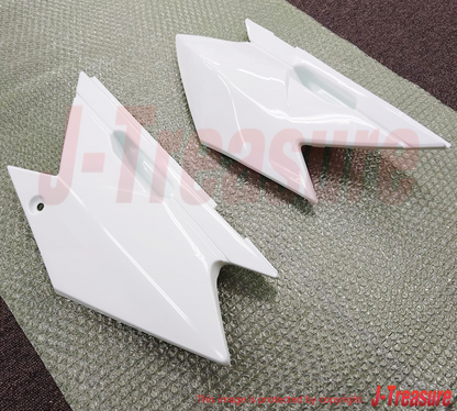 KAWASAKI KLX140 08-24 Genuine Rear Side Cover B.WHITE RH & LH Set OEM