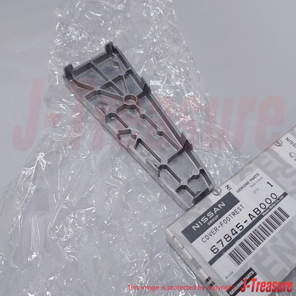 NISSAN SKYLINE GT-R R33 R34 95-02 Genuine Foot Rest & Aluminum Cover Set OEM