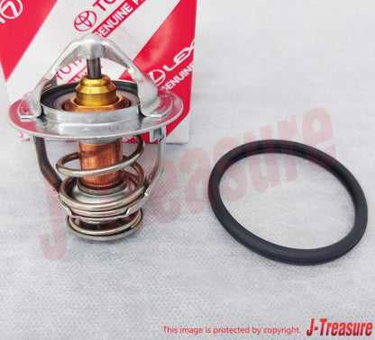 TOYOTA CAMRY ASV50 06-11 Genuine Engine Coolant Thermostat & GASKET set OEM