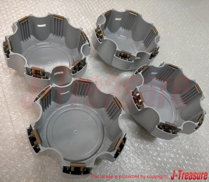 TOYOTA LAND CRUISER 80 Series Genuine Wheel Center Hub Cap Ornament 4pcs Set OEM