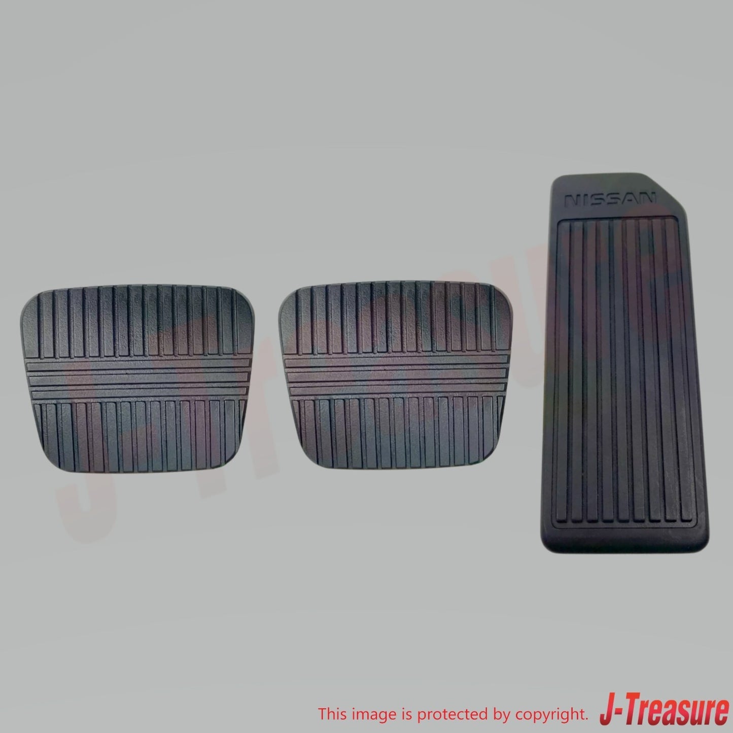 NISSAN SILVIA S13 PS13 KPS13 Genuine Accelerator & Brake & Clutch Pedal Pads Set