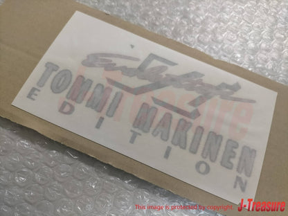 MITSUBISHI LANCER Evolution VI Genuine Tommi Makinen Red/Silver Rear Decal OEM