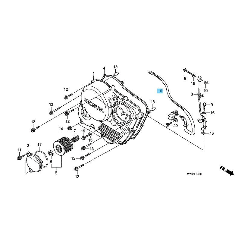 HONDA XR650L '93-09 '12-22 Genuine Ignition Pulse Generator Assy 30300-MY6-671