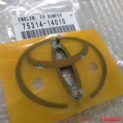 TOYOTA SUPRA JZA80 MK4 93-02 Genuine Emblem Badge Front & Rear Set Gunmetal OEM