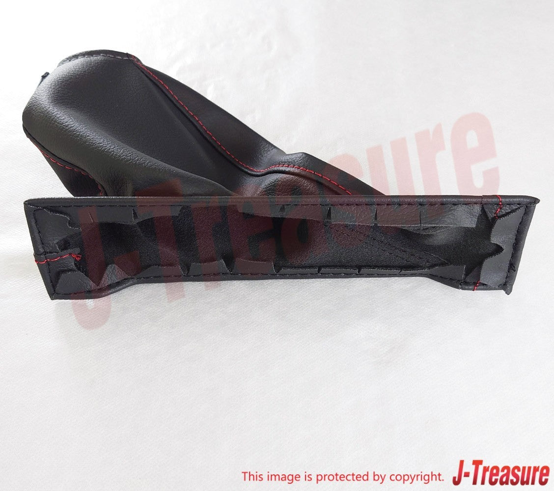 NISSAN GT-R R35 NISMO Genuine Hand Side Brake Cover Boot Red Stitch Leather OEM