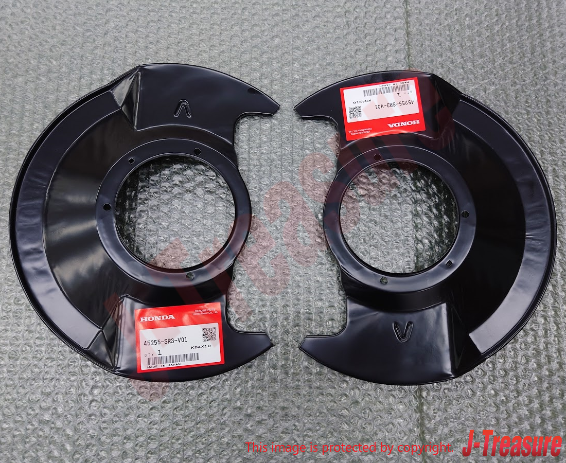 HONDA CIVIC 95-05 Genuine Front Brake Splash Guard (14") Right & Left Set OEM
