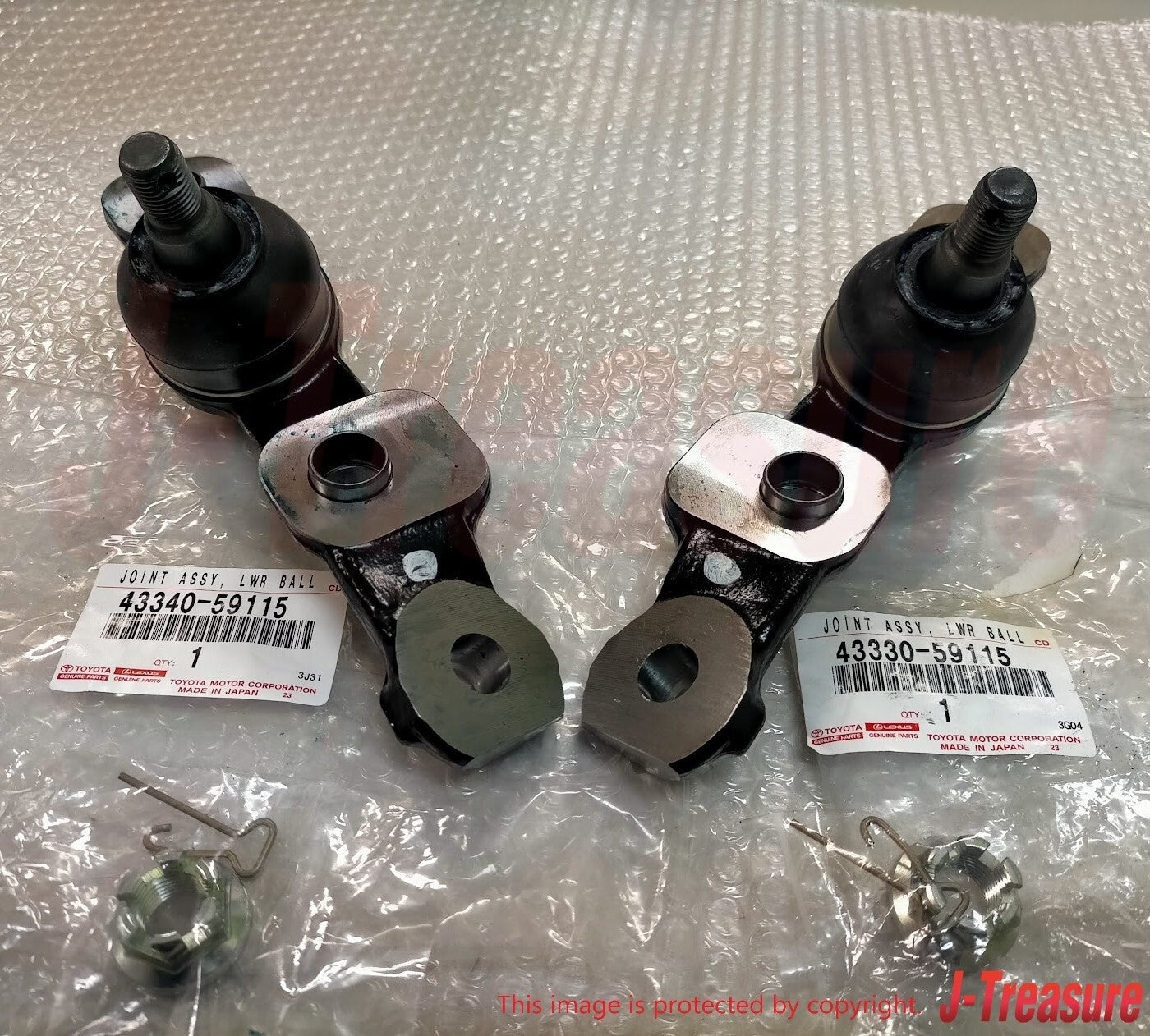 TOYOTA LEXUS LS430 UCF30 01-06 Genuine Front Lower Ball Joint Assy RH & LH Set
