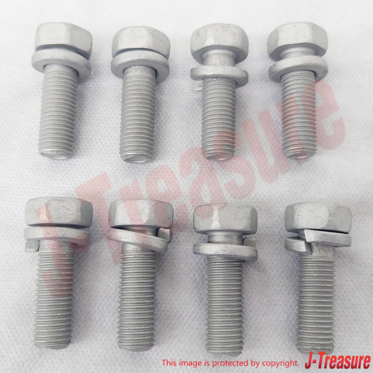 SUBARU IMPREZA WRX STi Genuine Brembo Caliper Mounting Bolt x8 Set 901120103 OEM