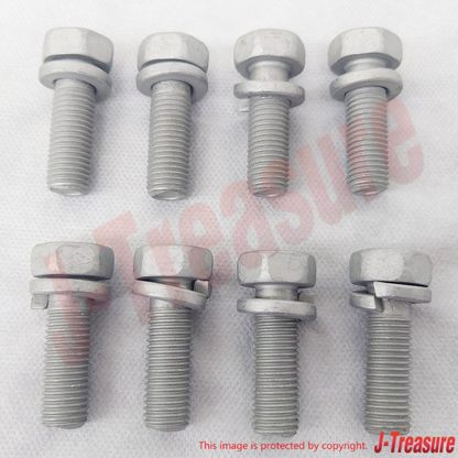 SUBARU IMPREZA WRX STi Genuine Brembo Caliper Mounting Bolt x8 Set 901120103 OEM
