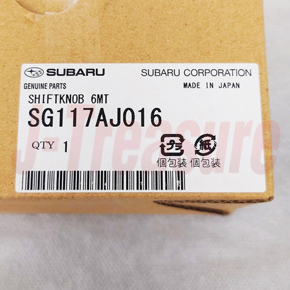 SUBARU IMPREZA WRX STI GR GV Genuine STI Shift Knob 6MT SG117AJ016 OEM