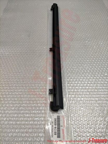 TOYOTA 4RUNNER 10-22 Genuine Rear Door Glass Inner Weatherstrip LH 68174-60060