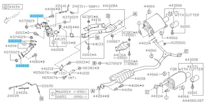 SUBARU IMPREZA WRX STI GRE 06-14 Genuine Exhaust Manifold Gasket Kit Turbo OEM