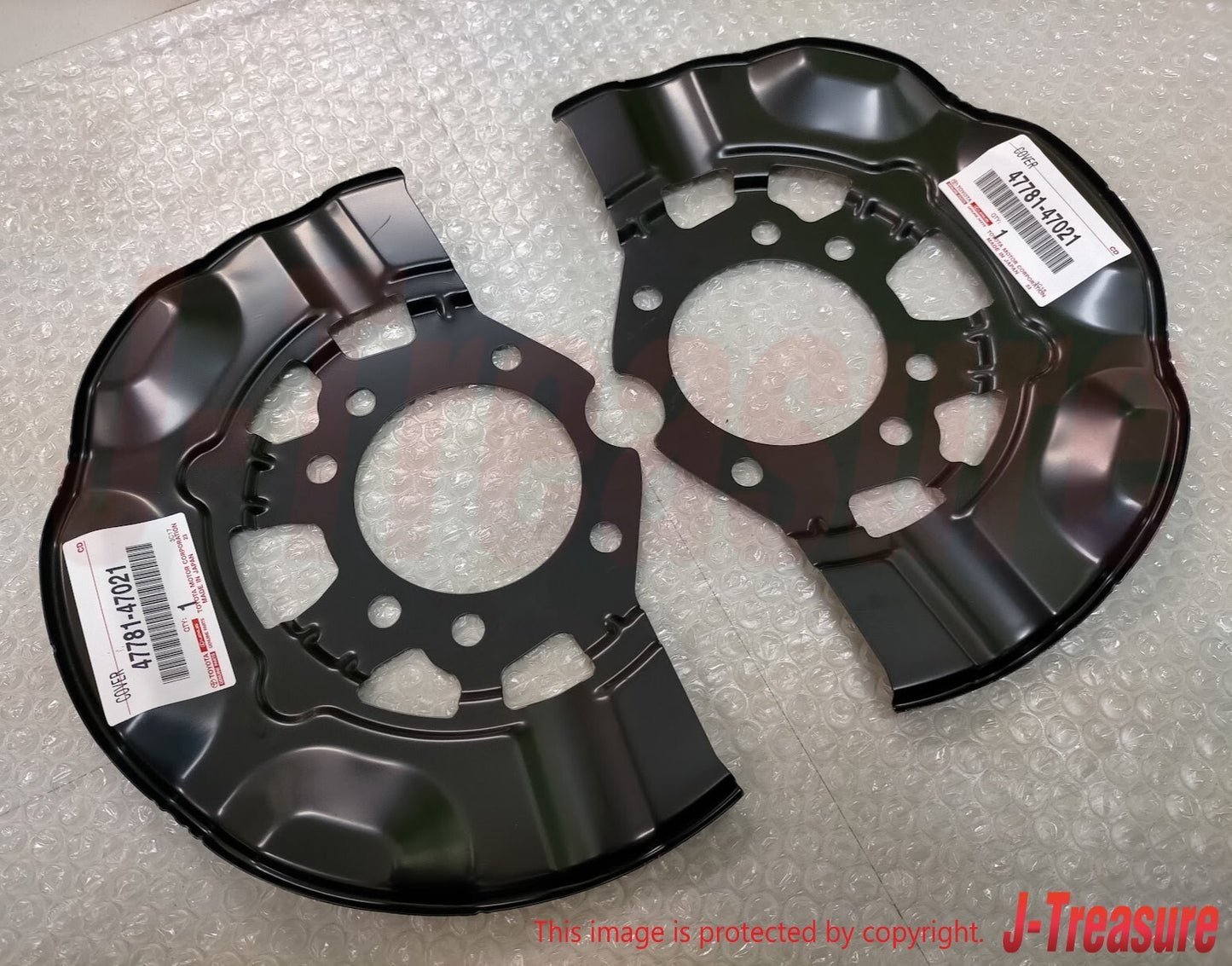 TOYOTA PRIUS NHW20 Genuine Cover Disc Brake Dust Front RH LH 47781-47021 x2 OEM