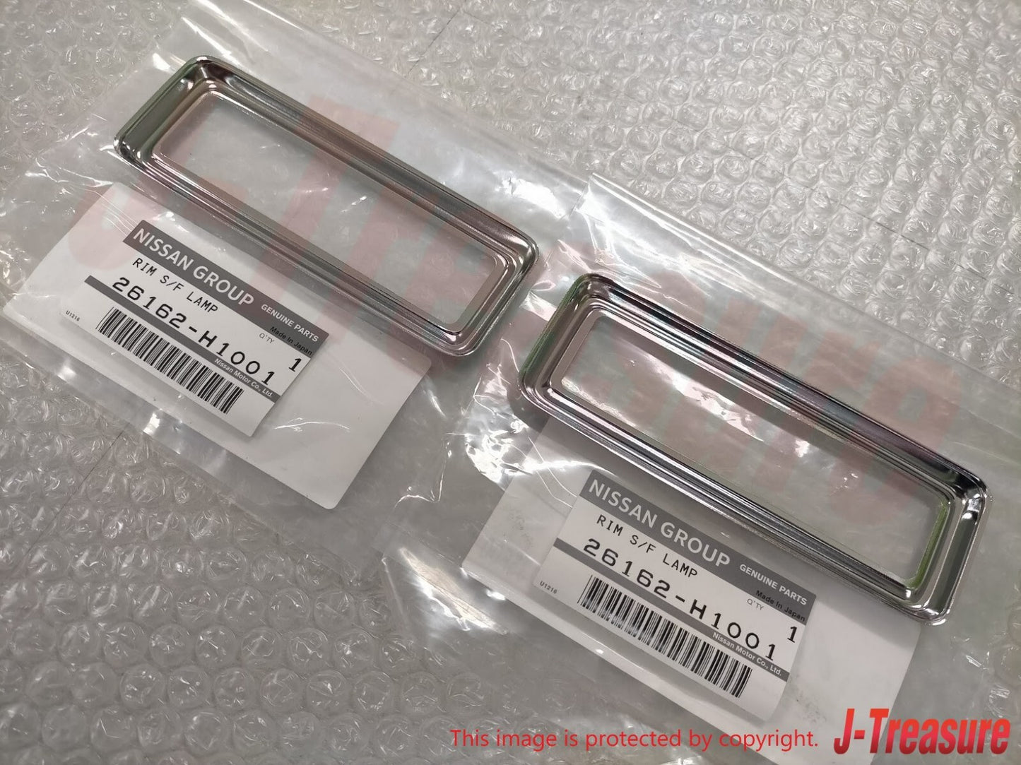 DATSUN 1200 NISSAN B110 B120 SUNNY UTE Genuine Side Flasher Chrome Rims OEM Part