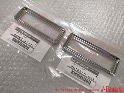 DATSUN 1200 NISSAN B110 B120 SUNNY UTE Genuine Side Flasher Chrome Rims OEM Part