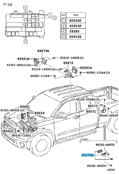 TOYOTA TUNDRA USK5#L '07-11 Genuine Fuel Pump Control Computer For 5.7L 3URFE