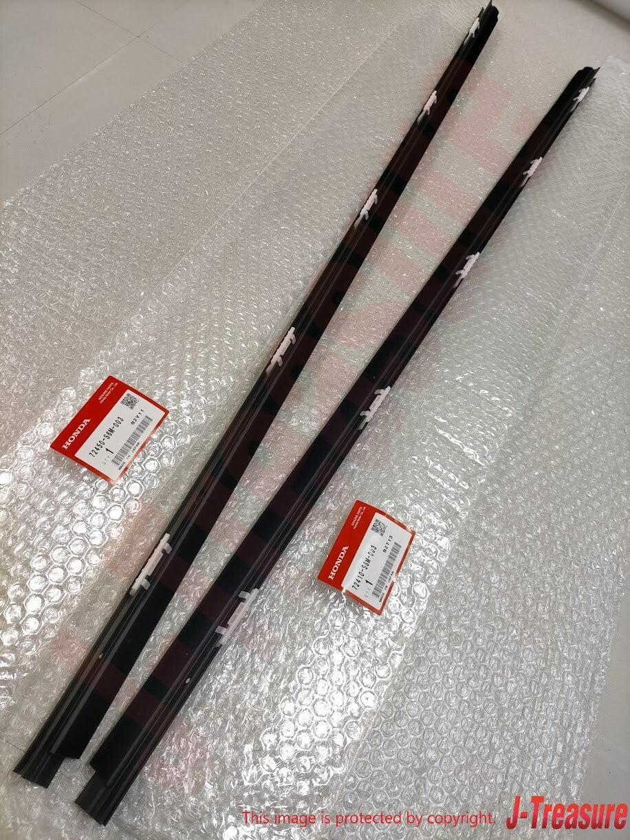 HONDA INTEGRA ACURA RSX DC5 02-06 Genuine Door Window Belt Molding RH LH Set OEM