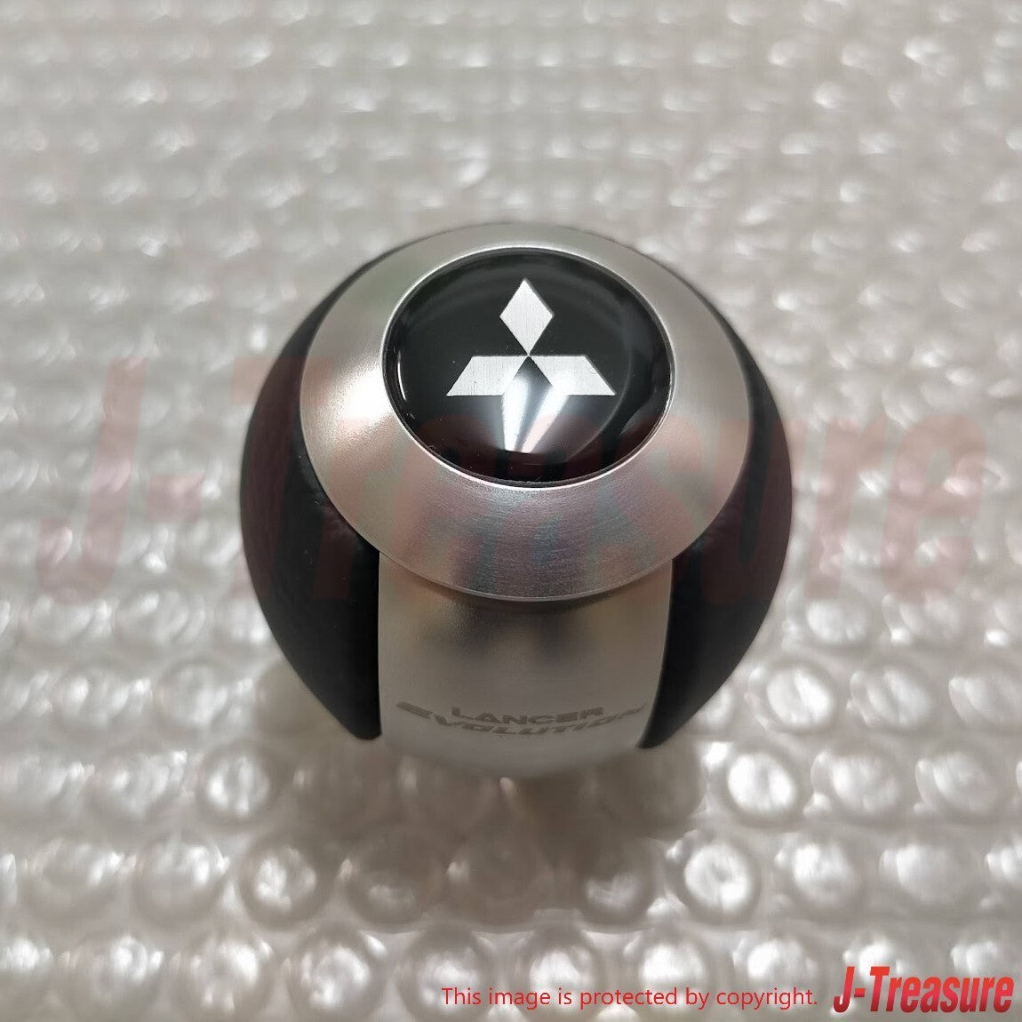 MITSUBISHI LANCER EVO 10 08-15 Genuine Leather & Aluminum Shift Knob For SST OEM