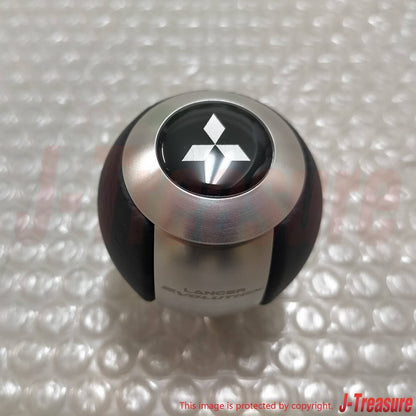 MITSUBISHI LANCER EVO 10 08-15 Genuine Leather & Aluminum Shift Knob For SST OEM