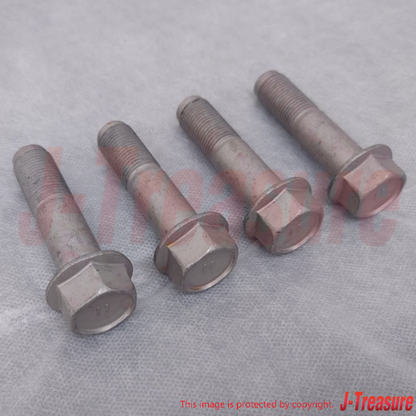 TOYOTA HIGHLANDER GSU40 01-13 Genuine F/Lower Arm Bolt 90105-16082 x4 Set OEM