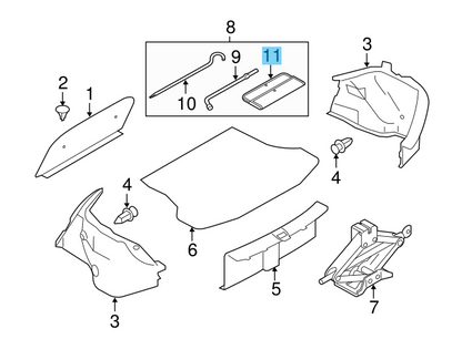 NISSAN 240SX S14 1989-1998 350Z Z33 2003-2008 Genuine Tool Bag 99504-50Y00 OEM