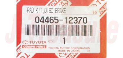 TOYOTA LEVIN TRUENO AE86 Genuine Front Disc Brake Pad Kit & Cylinder Kit Set OEM