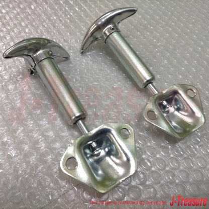 TOYOTA LAND CRUISER BJ40 FJ40 Genuine Windshield Hood Catch Set 53504-90300 OEM