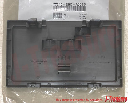 HONDA CIVIC Genuine Double Din Radio Block Off Delete Plate 77240-S0X-A00ZB OEM