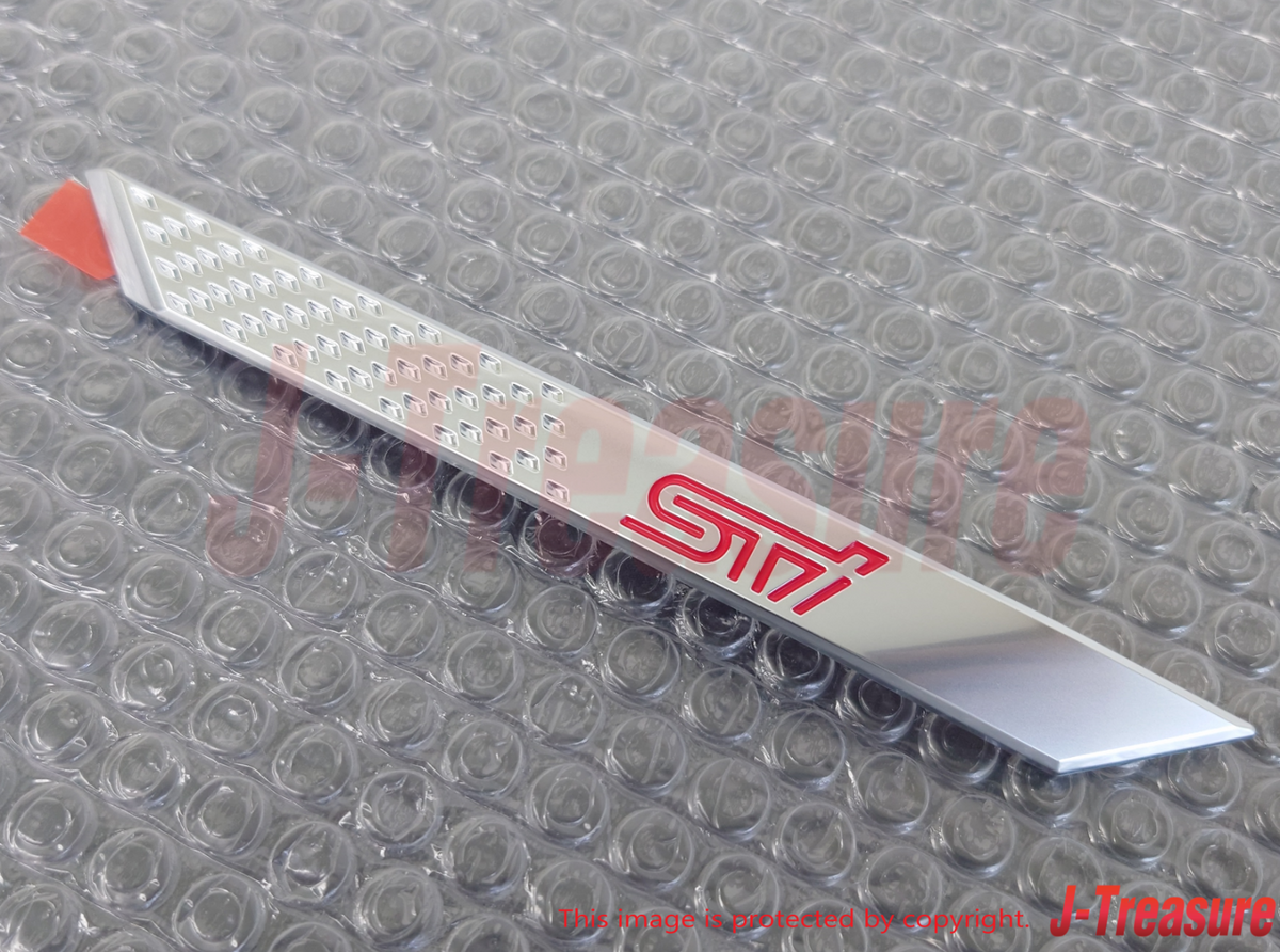 SUBARU BRZ STI SPORTS ZC6 Genuine Fender Silver Garnish Emblem RH & LH Set OEM
