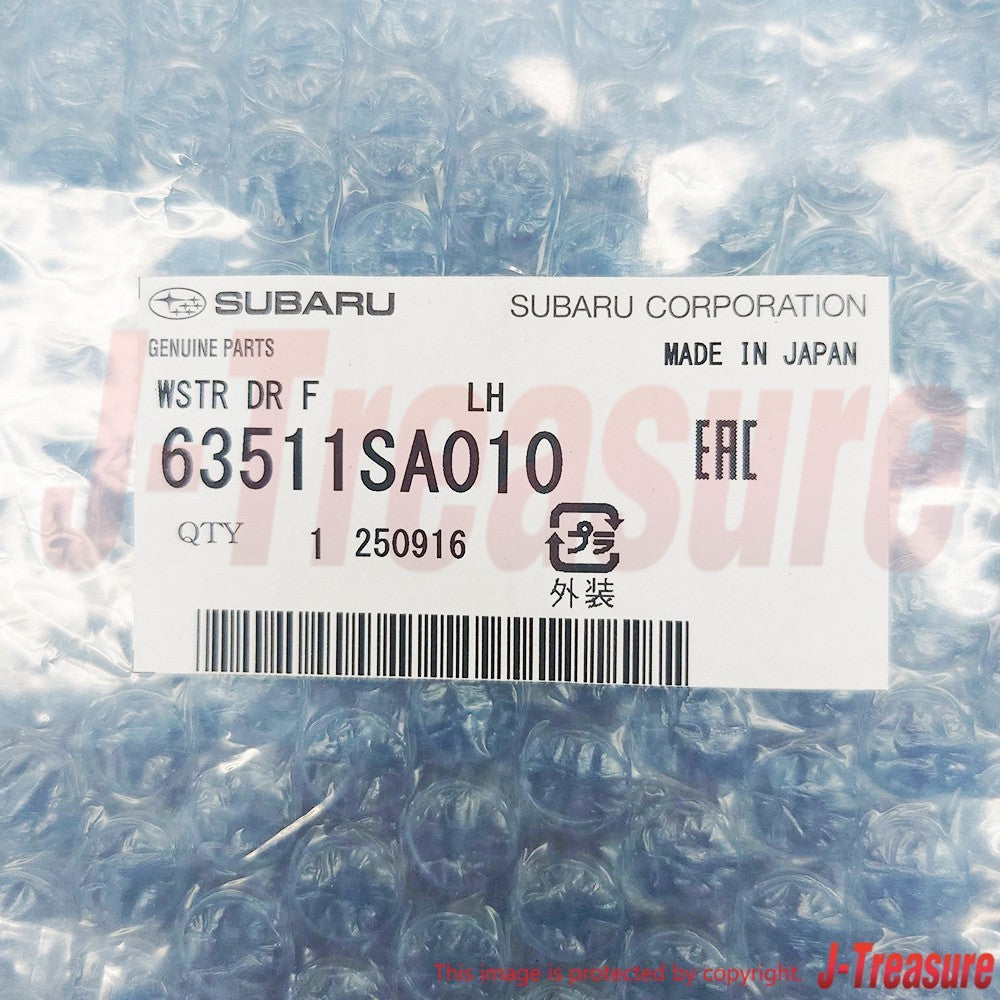 SUBARU FORESTER SG5 2003-2008 Genuine Front Door Weather Strip RH & LH Set OEM